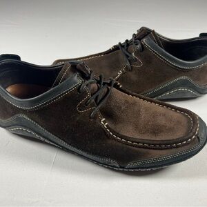 Cole Haan Air G Series Brown Suede Oxford Driving Shoes Mens Size 11